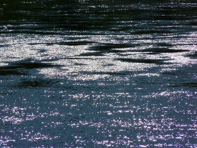 Reflections sparkle backlighting photo