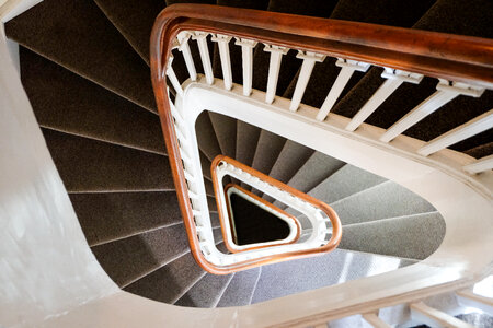 Spiral Staircase Inside the Amber Museum, Copenhagen photo