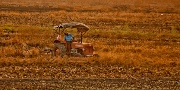 Farmer Tractor photo