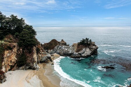 Cove cliffs rocks photo