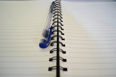 Pen Spiral Notebook photo