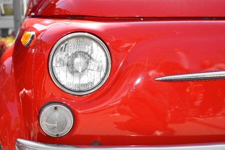 Headlight old style red