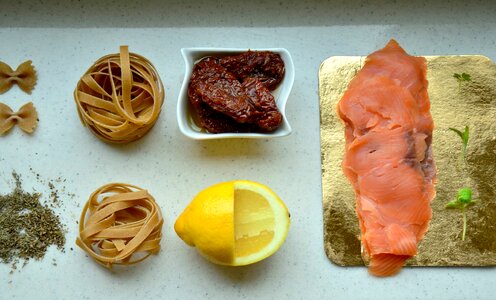 Kitchen Table raw meat meal photo