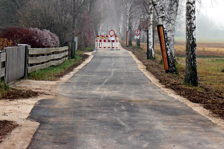 Away barrier warning photo