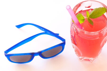 Drink ice cubes drinking straw