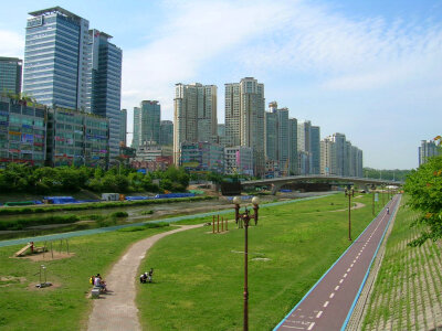Seongnam City in South Korea