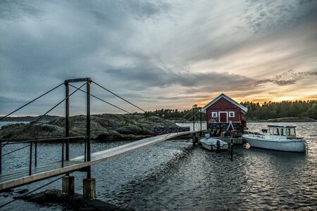 Bridge to the house photo