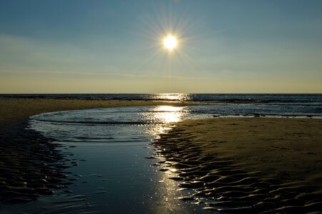Sand beach north sea