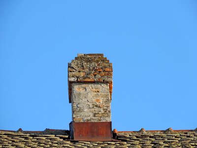 Chimney roof building photo