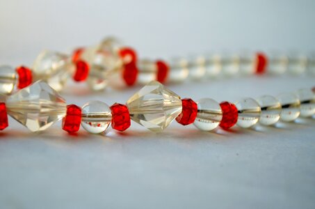 Beads Red Necklace photo