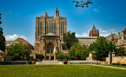 Landscape of Yale University at New Haven, Connecticut