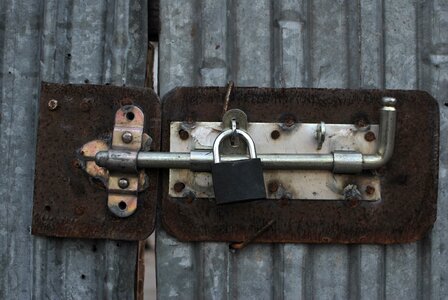 Vintage rustic rust photo