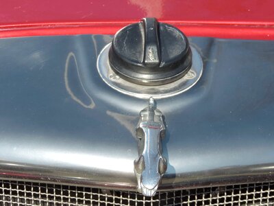 Chrome sign automobile