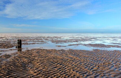 Beach ebb sky photo