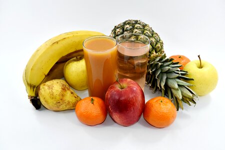 Apple fruit juice organic photo