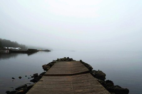 Beach coast dawn photo