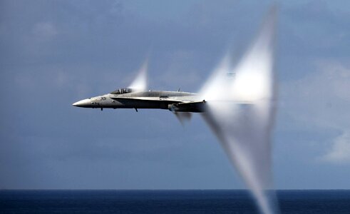 F-18 fighter airplane
