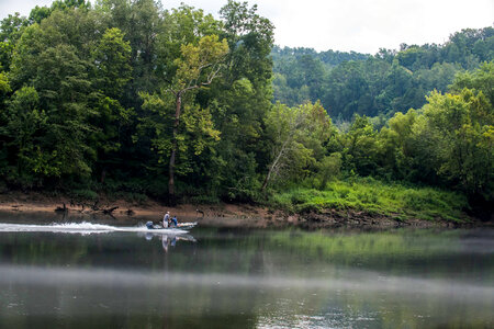People fishing on the Cumberland River Tailwater