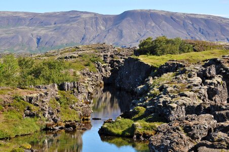 Nature continental plates water