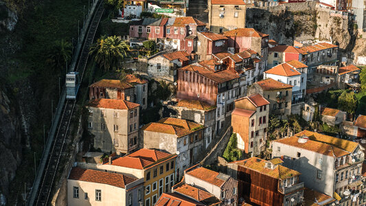 Buildings on the Hill, Porto Portugal photo