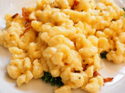 Delicious sp�?tzle cheese