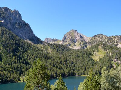 Lake pyrenees sant maurici photo