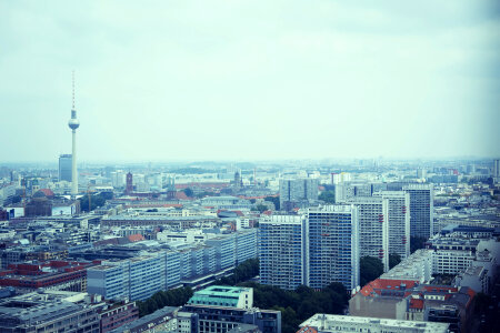 berlin TV tower city skyline photo