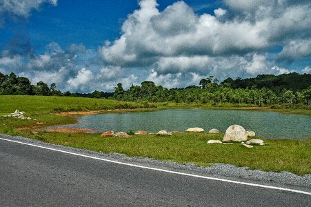 Clouds khao yai thailand photo