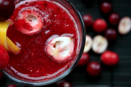 Cranberry Smoothie Cocktail photo