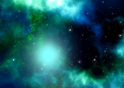 Astronautics space travel starry sky