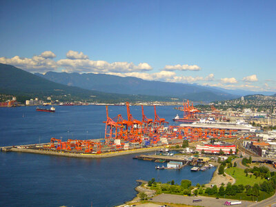 The Docks of Vancouver in British Columbia, Canada photo