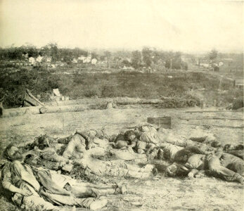 Casualties of the Battle of Corinth in Mississippi during the Civil War photo