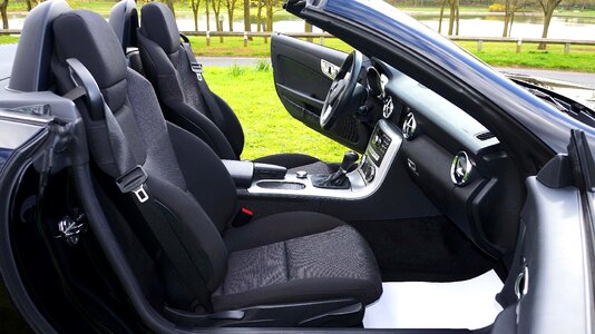 Car Seat convertible dashboard photo