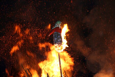 Purgatory funeral pyre witch burning