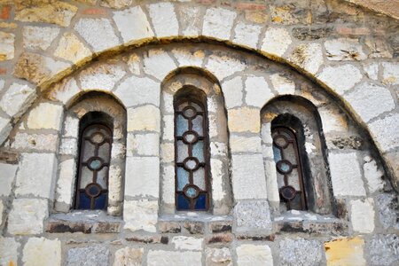 Arch Byzantine stained glass photo