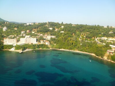 Airphoto island greece photo