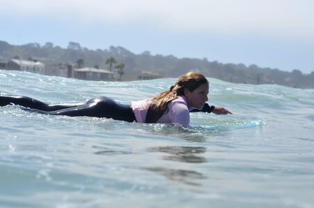 Ocean water surfer