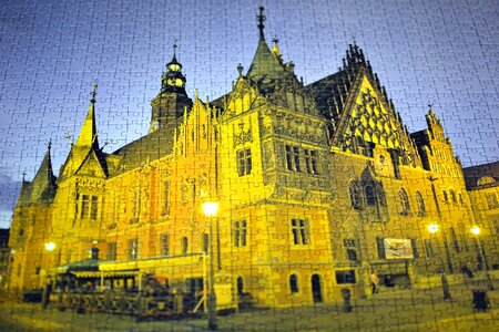 Old night evening