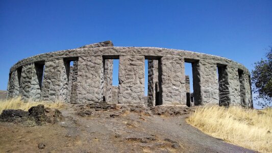 Stonehenge Replica in Goldendale Washington photo