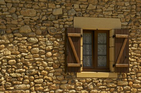 Wall window outside