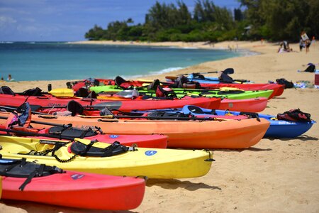 Kayaking sport sea photo