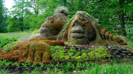 Stone figures nature landscape