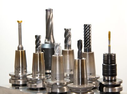 Drilling drill bit set tool photo