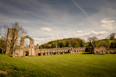 Fountains Abbey Ruins, North Yorkshire photo