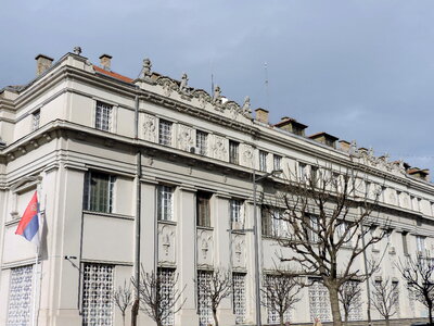 Architecture facade building
