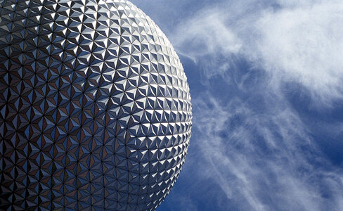 Golf Ball Structure at Epcot, Orlando, Florida photo