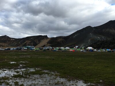 Campground in Thingvellir