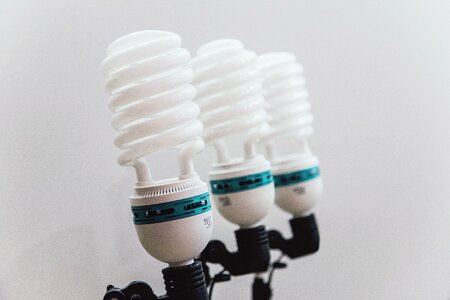 Light bulb idea symbol photo