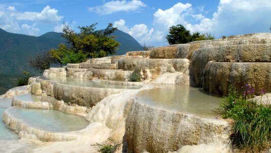 Landscape water cascades