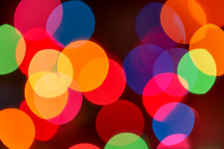 Bokeh Colorful Lights photo